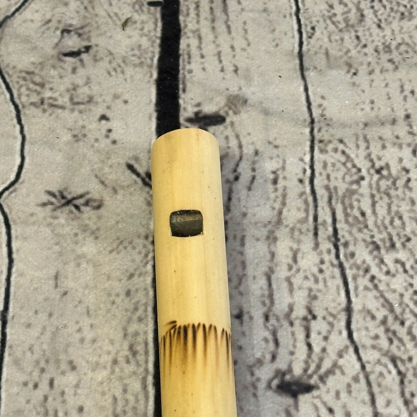 Bamboo Flute plain wooden handmade fair trade 30cm music play4