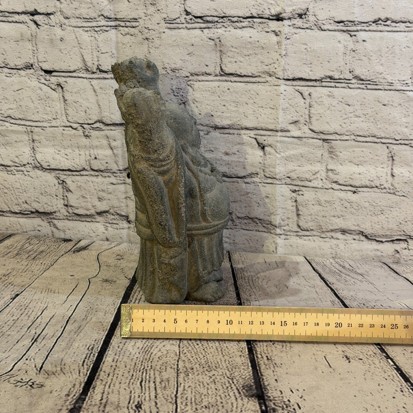 Chinese Style Buddha Stone Garden 25cm x 15cm Ornament Indoor Statue Hindu7