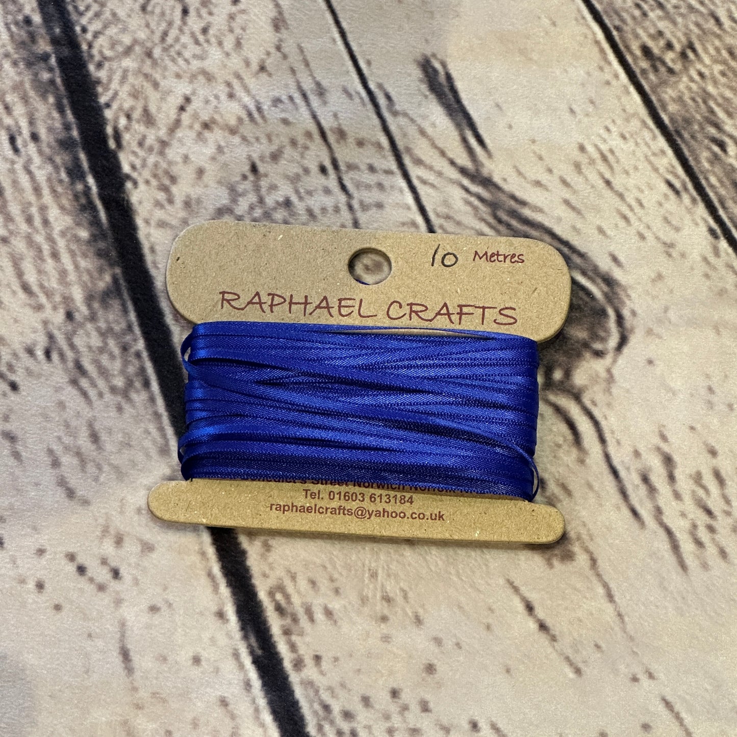 Double Faced Viola Satin Pattern 1/8 Inch Wide Ribbon 10 Meters
