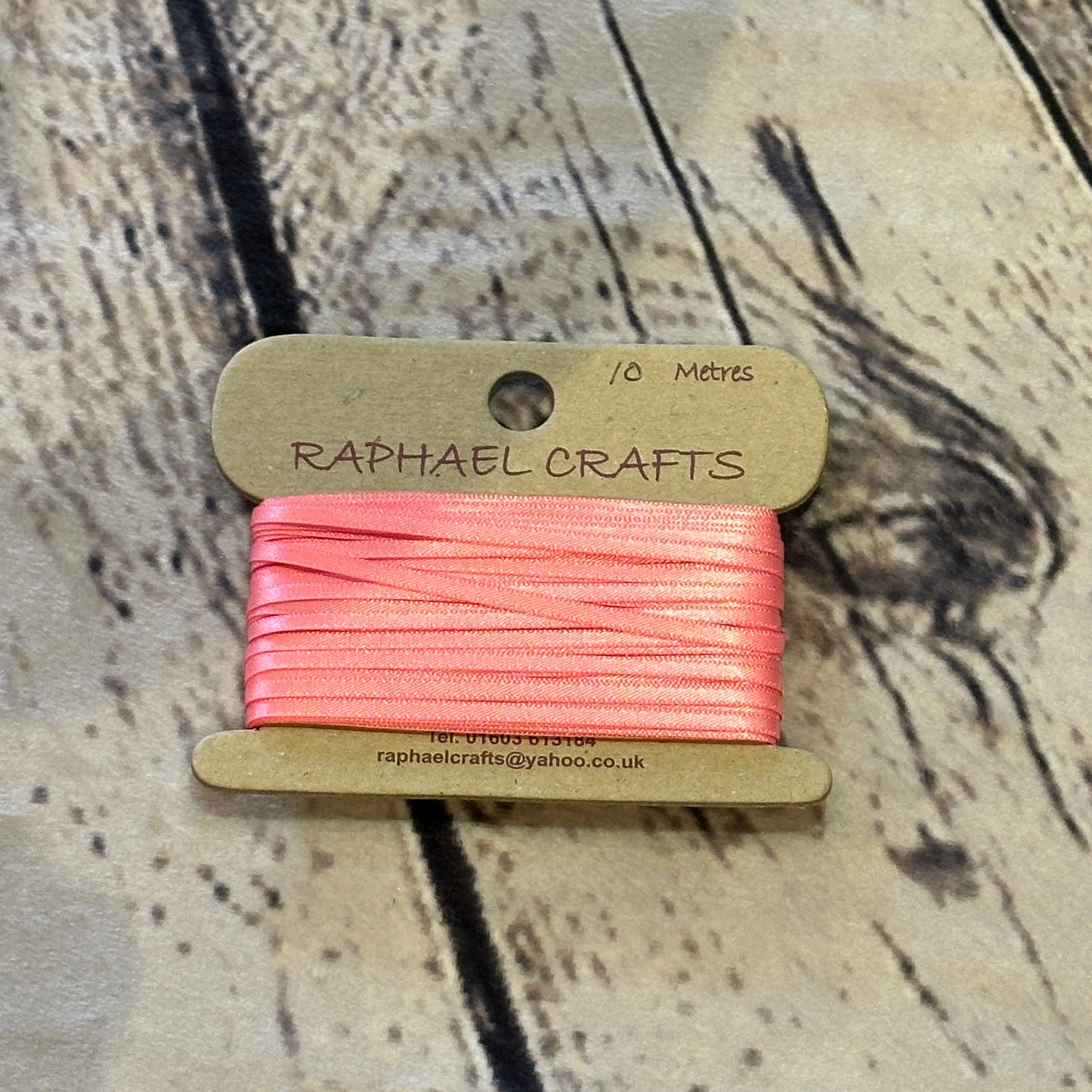Double Faced Bubblegum Pink Satin Pattern 1/8 Inch Wide Ribbon 10 Meters