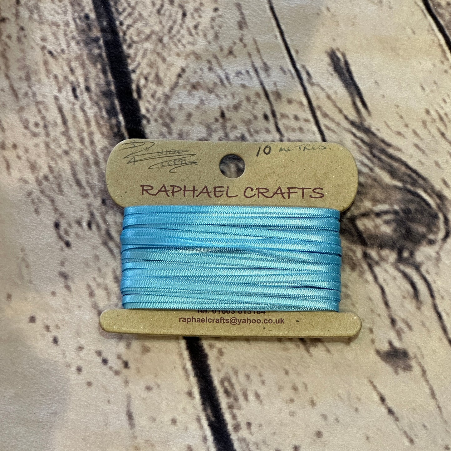 Double Faced Copen Satin Pattern 1/8 Inch Wide Ribbon 10 Meters
