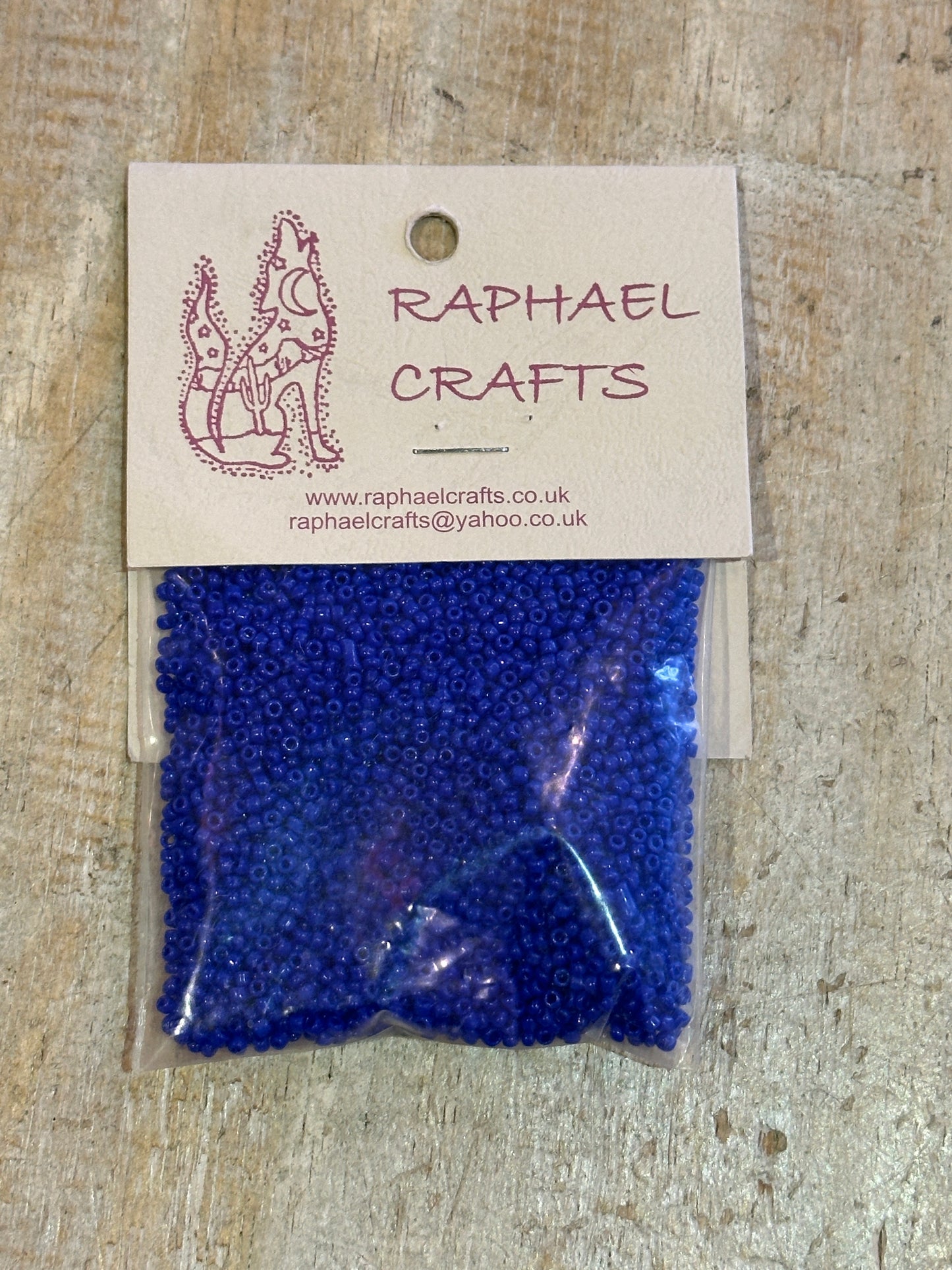 Glass Seed Beads Oxford Blue Size 11 50g