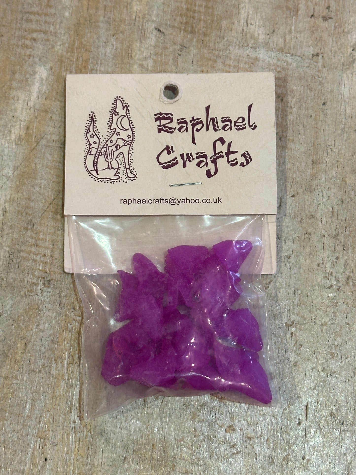 Lucite Beads Large Fuchsia Purple Flower Shaped Pack Of 20