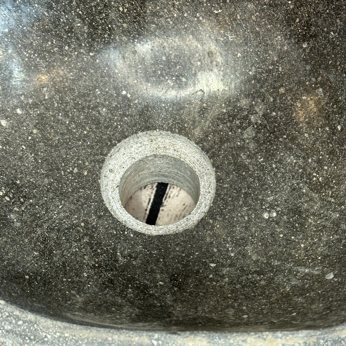 28cm x 26cm River Stone Sink Basin Bowl Natural for Bathroom Washroom Oval No 18