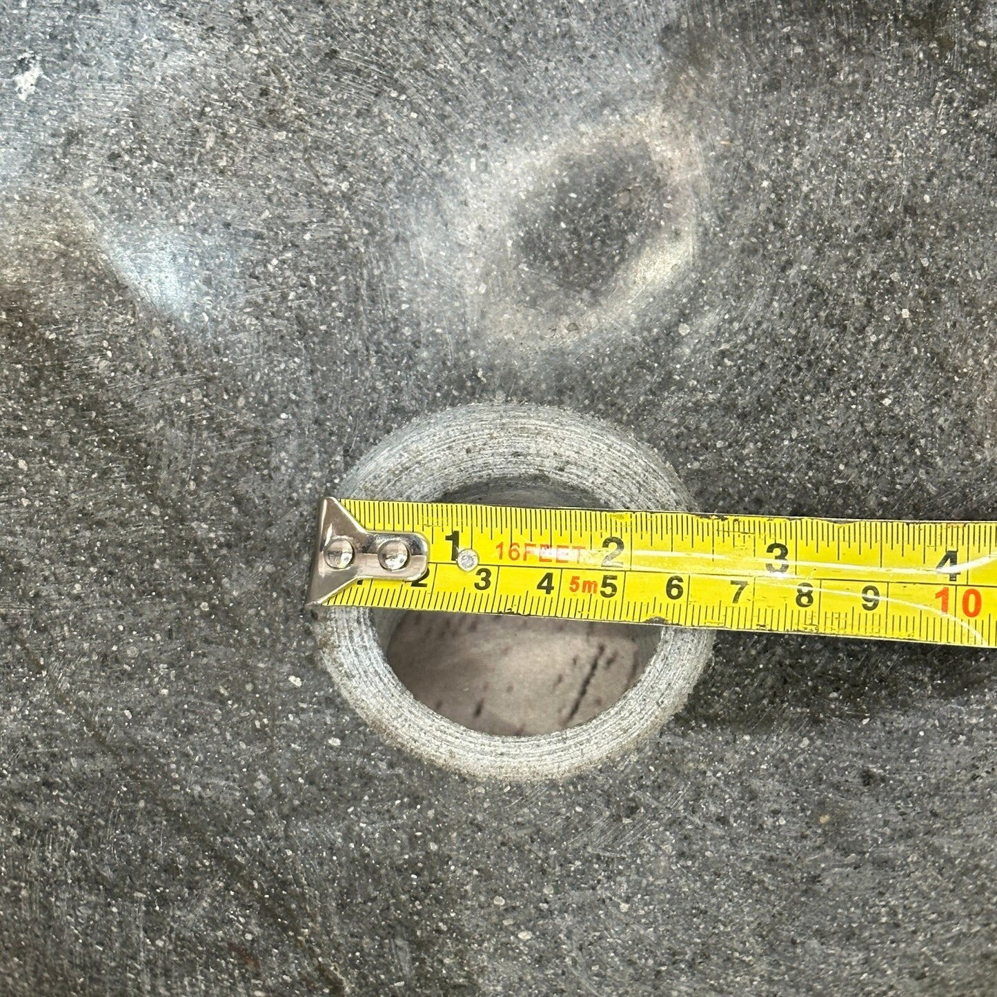 29cm x 27cm River Stone Sink Basin Bowl Natural for Bathroom Washroom Oval No 17
