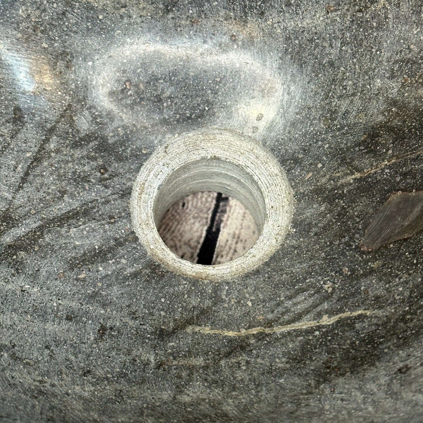 27cm x 26cm River Stone Sink Basin Bowl Natural for Bathroom Washroom Oval No 20