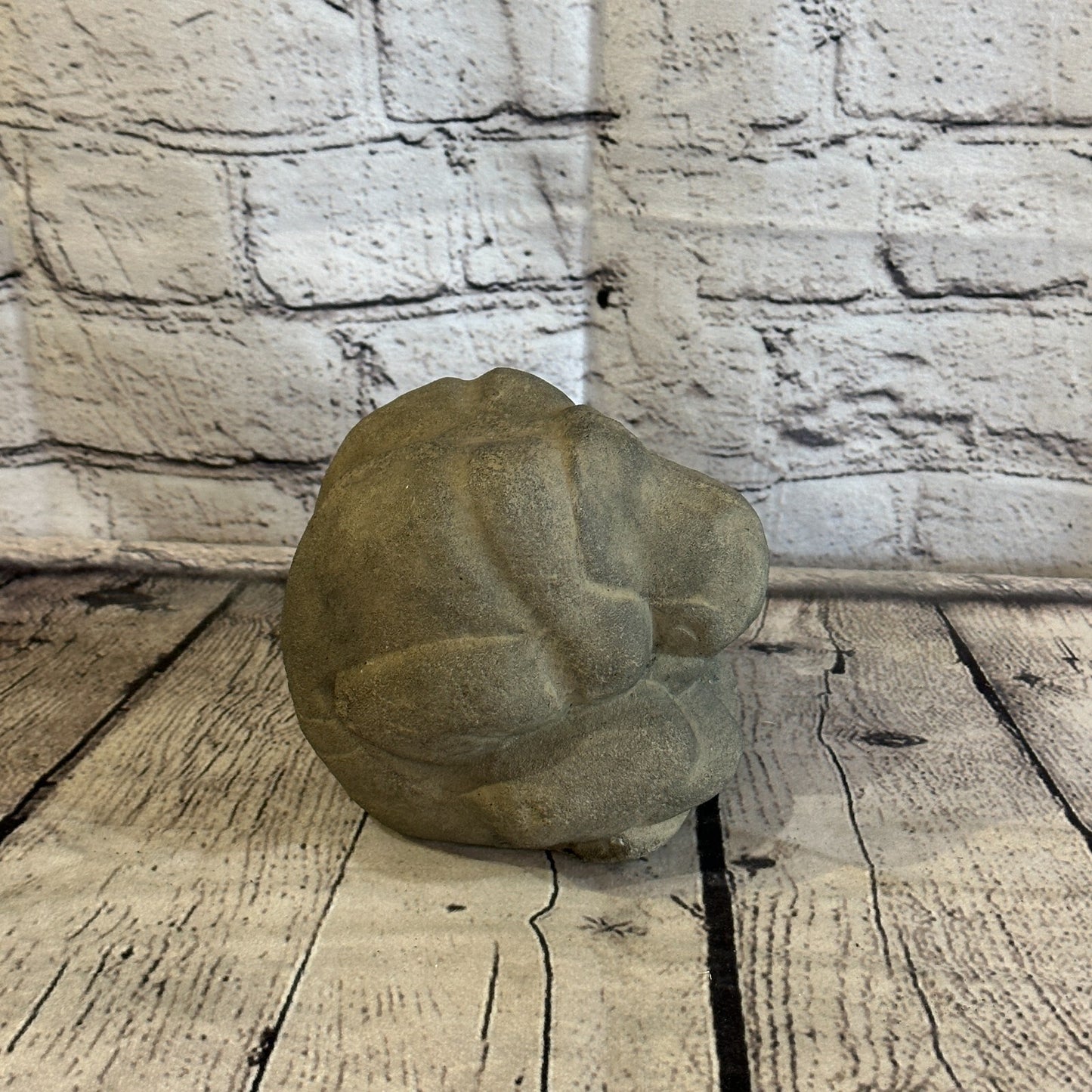 Crying Buddha Monk Yogi Stone Garden 12cm Ornament Outdoor Indoor Statue Hindu