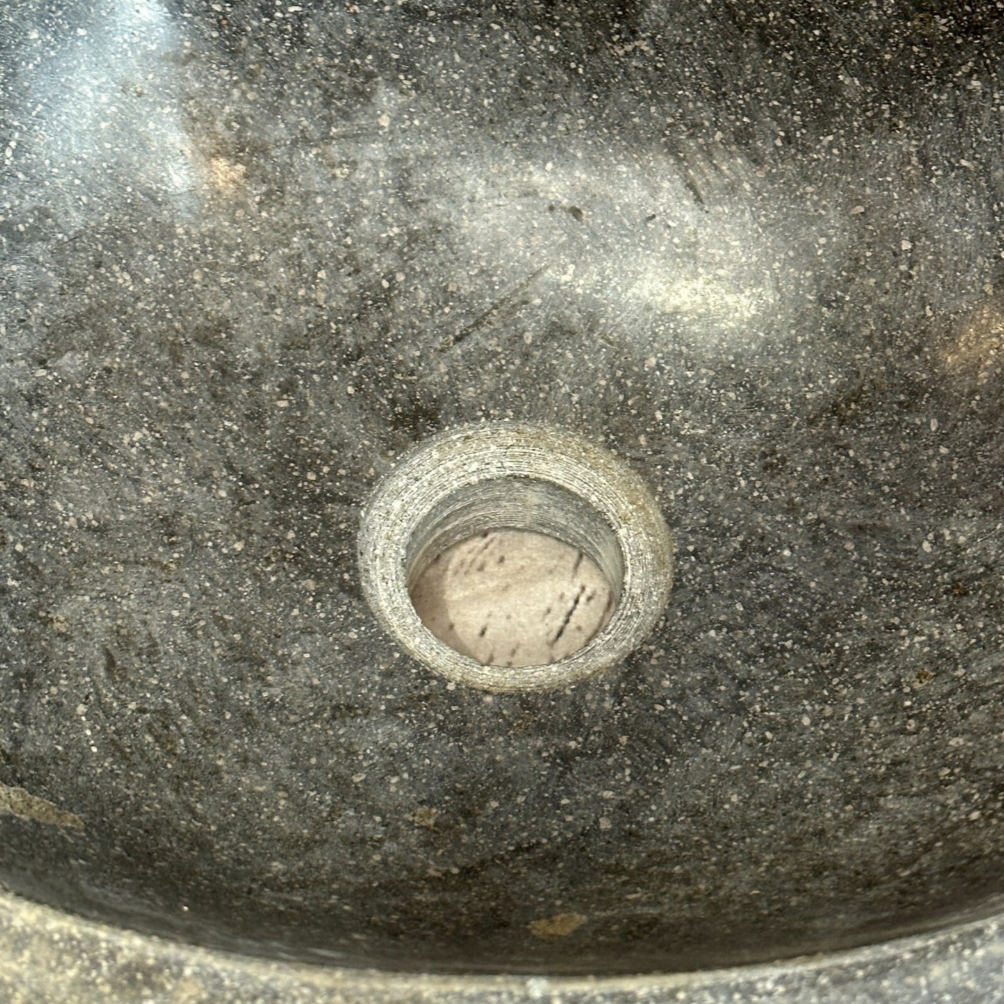 30cm x 27cm River Stone Sink Basin Bowl Natural for Bathroom Washroom Oval No 13
