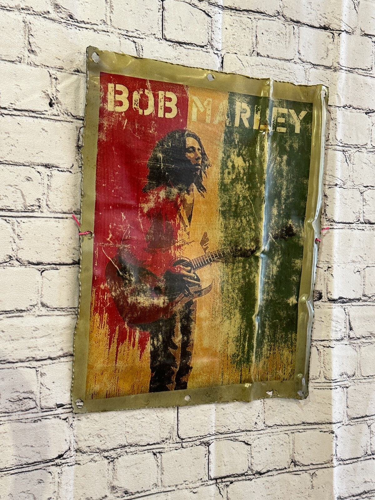 Bob Marley Reggie Poster Advert Wall Plaque 42cm x 36cm Vintage Retro Tin Sign