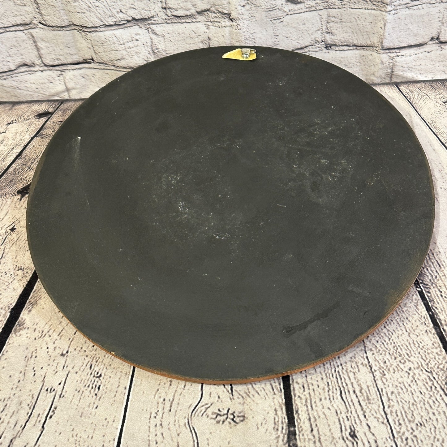 Black Full Moon Mosaic Tile Wall Mirror 40cm x 40cm 16 Inches Handmade Fairtrade