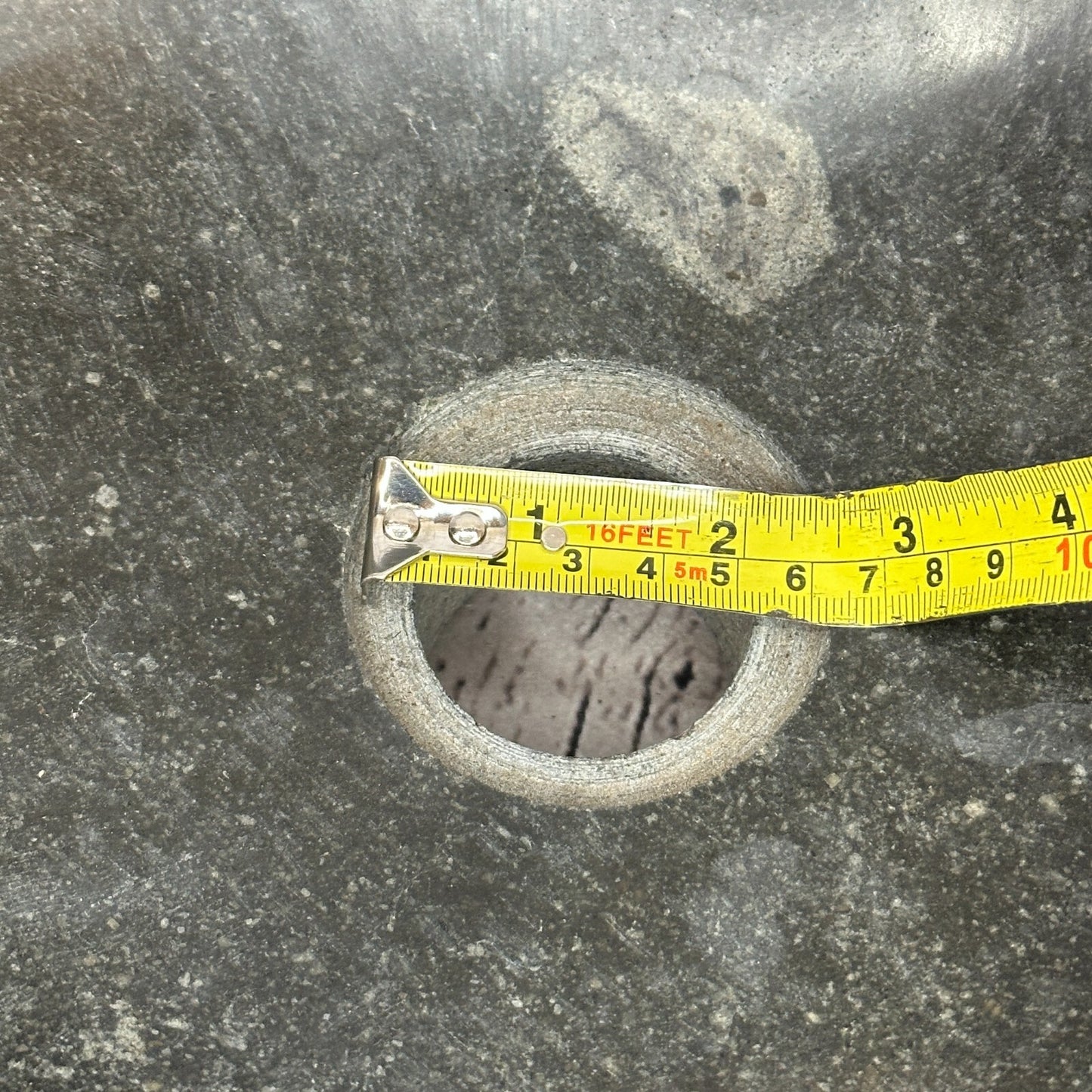 34cm x 31cm River Stone Sink Basin Bowl Natural for Bathroom Washroom Oval No 22