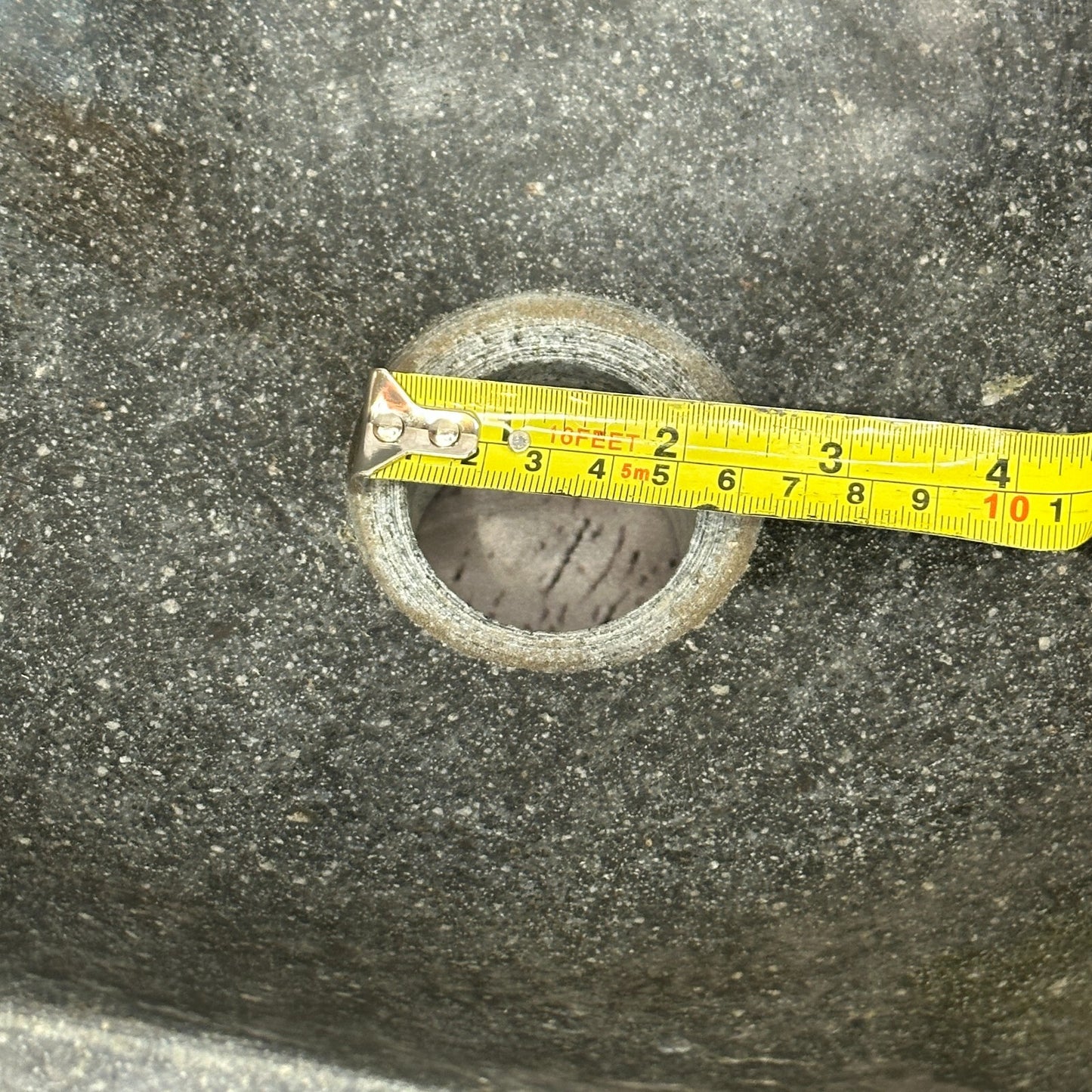 32cm x 27cm River Stone Sink Basin Bowl Natural for Bathroom Washroom Oval No 3