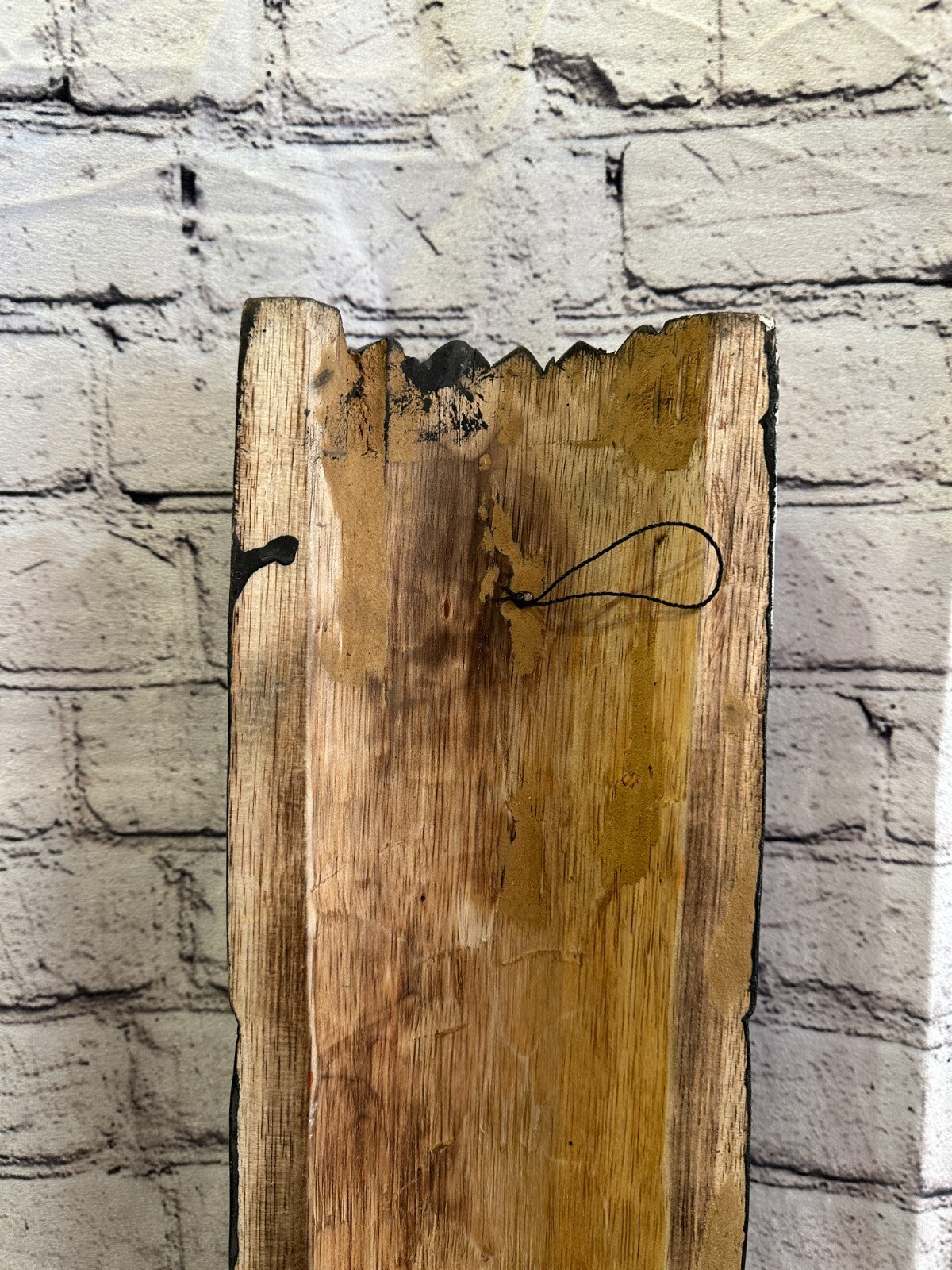 100cm Brown Owl Hand Carved Fair Trade Wooden Animal Wall Art Wall Hang Mask