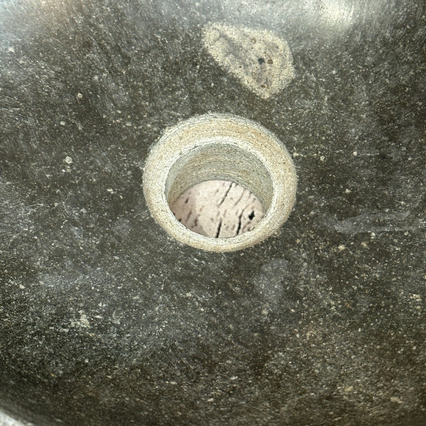 34cm x 31cm River Stone Sink Basin Bowl Natural for Bathroom Washroom Oval No 22