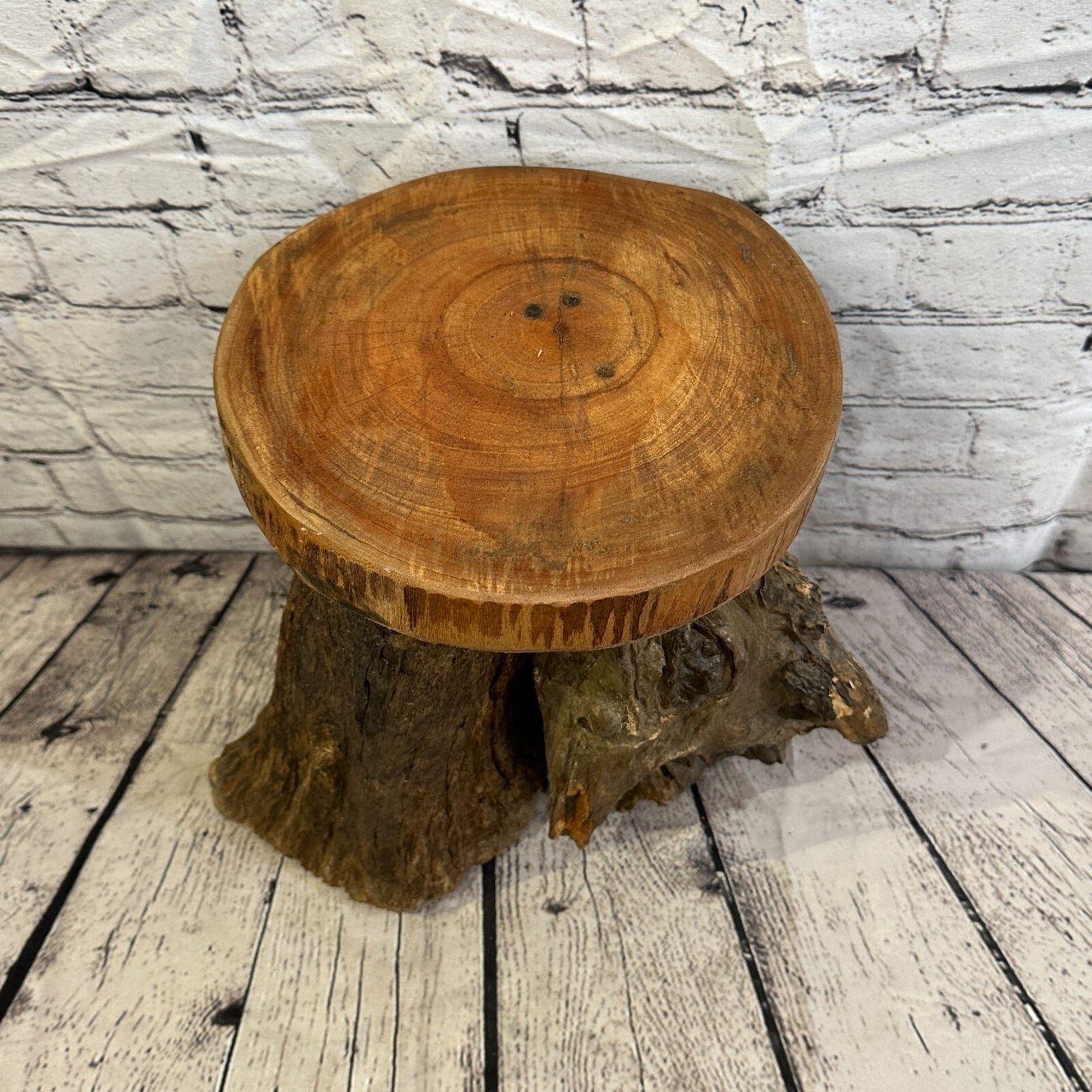 30cm x 22cm Teak Root Wood Mushroom Coffee Table Side Table Home Furniture No 13