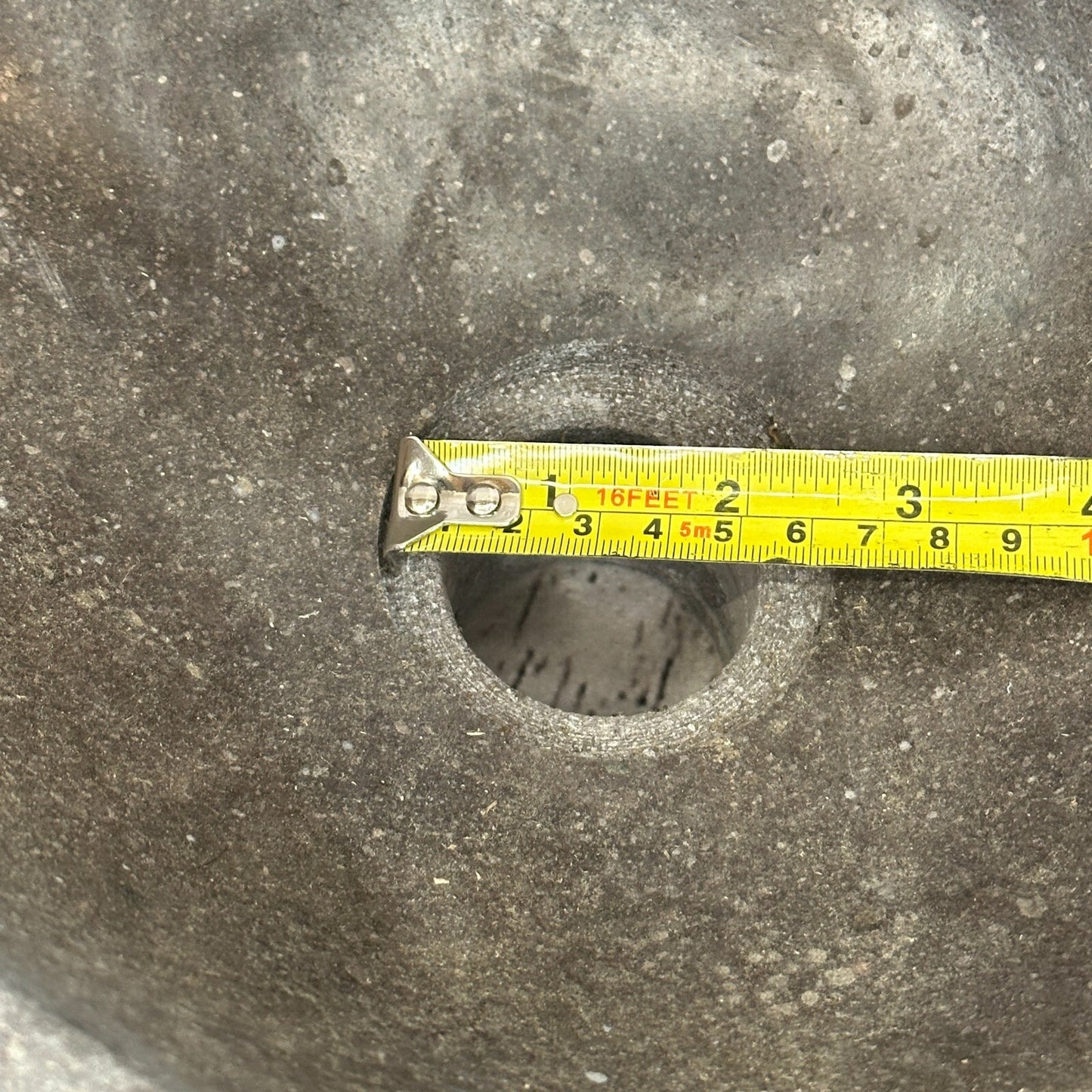 31cm x 27cm River Stone Sink Basin Bowl Natural for Bathroom Washroom Oval No 12