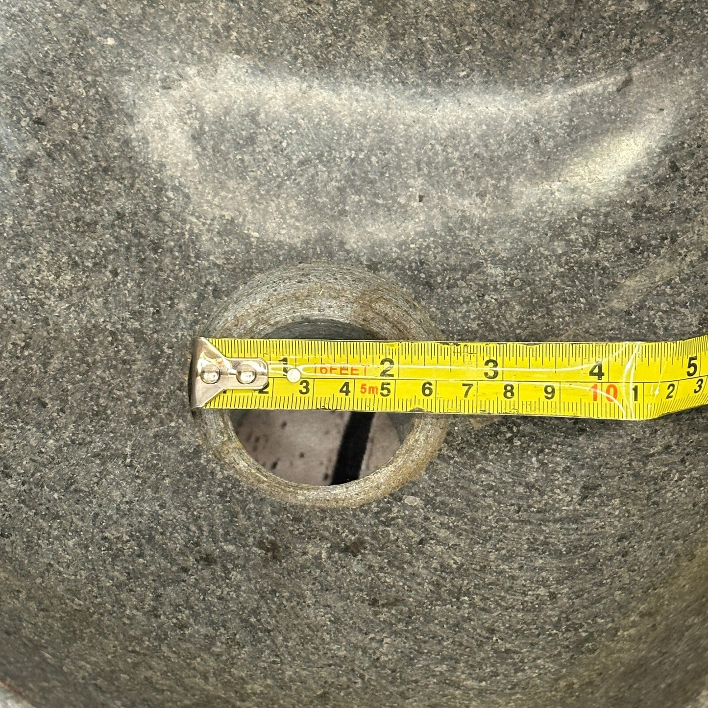 32cm x 27cm River Stone Sink Basin Bowl Natural for Bathroom Washroom Oval No 4