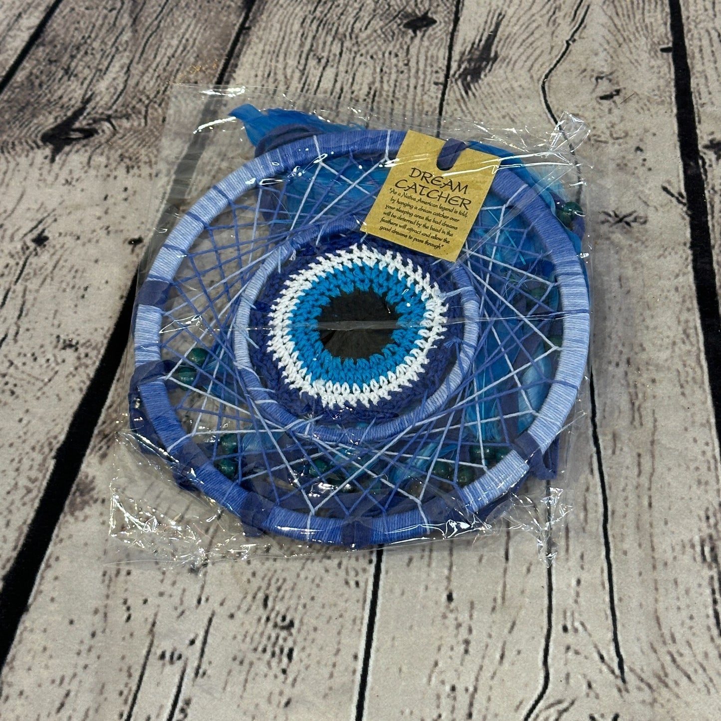 Turkish Evil Eye 15cm x 15cm Dream Catcher Dreamcatcher Wall Ornament Handmade