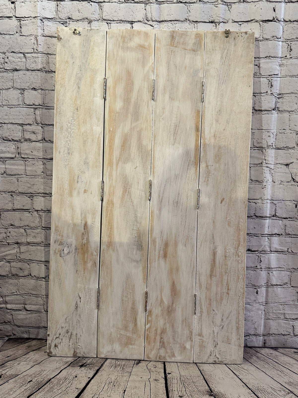 100cm x 60cm Buddha White Gold Wooden Wood Panel Wall Art Plaque Handcarved