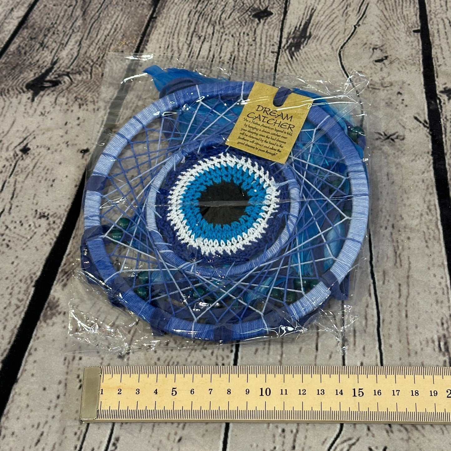 Turkish Evil Eye 15cm x 15cm Dream Catcher Dreamcatcher Wall Ornament Handmade