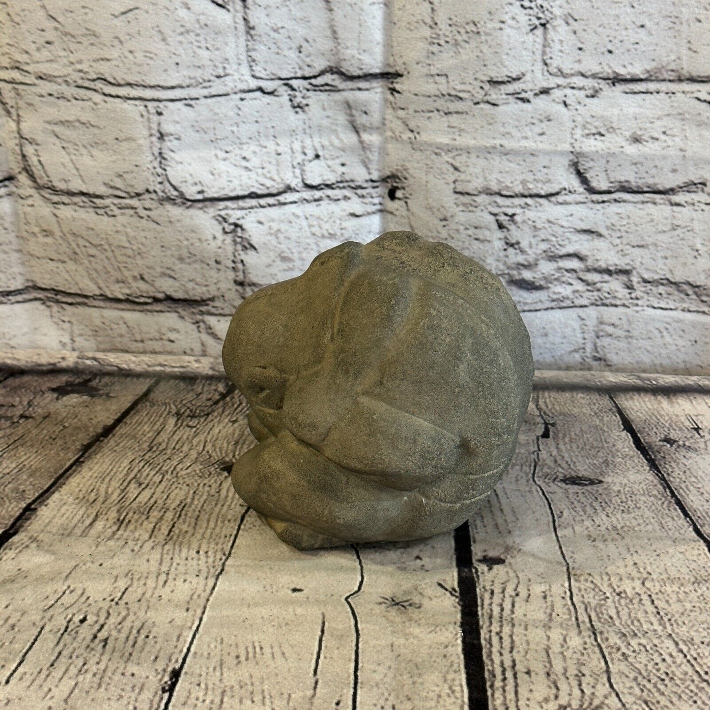 Crying Buddha Monk Yogi Stone Garden 12cm Ornament Outdoor Indoor Statue Hindu