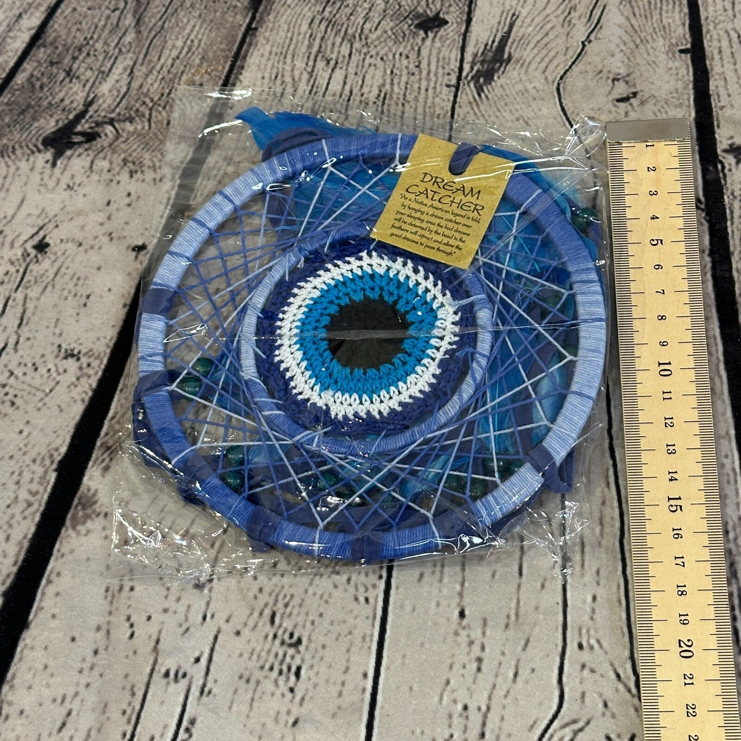 Turkish Evil Eye 15cm x 15cm Dream Catcher Dreamcatcher Wall Ornament Handmade