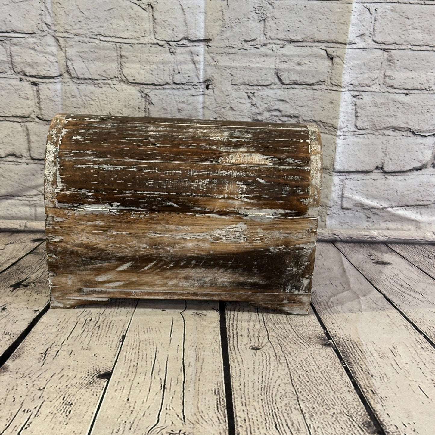 30cm x 20cm x 14cm Brown Home Wood Box Wooden Chest Storage Craft Handles Lid