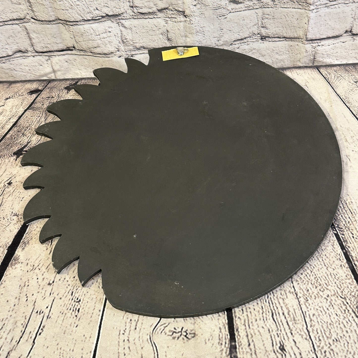 Black Half Moon Mosaic Tile Wall Mirror 40cm x 40cm 16 Inches Handmade Fairtrade