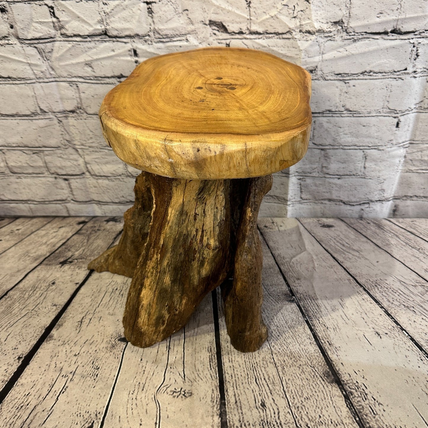 30cm x 29cm Teak Root Wood Mushroom Coffee Table Side Table Home Furniture No 10