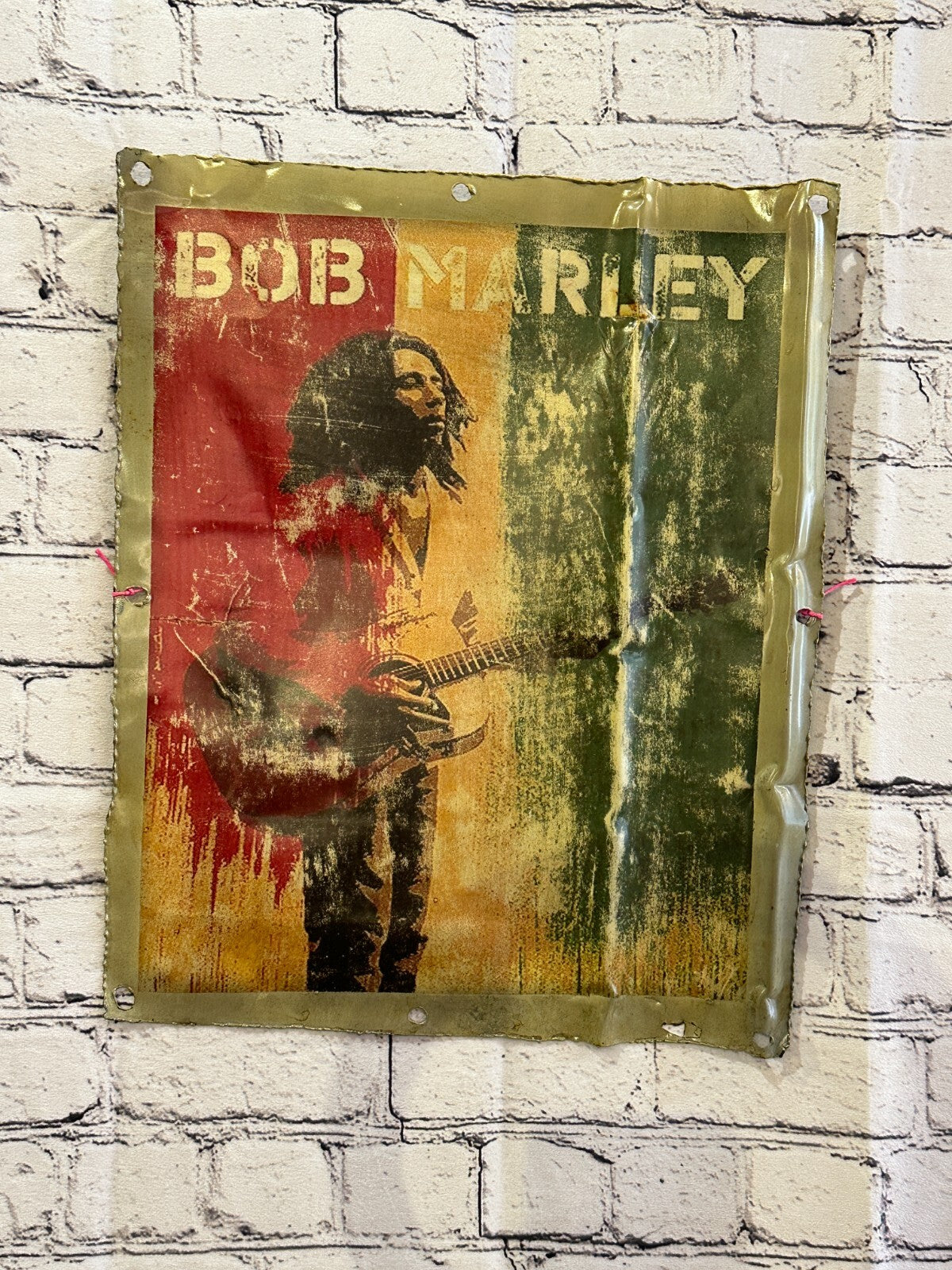 Bob Marley Reggie Poster Advert Wall Plaque 42cm x 36cm Vintage Retro Tin Sign