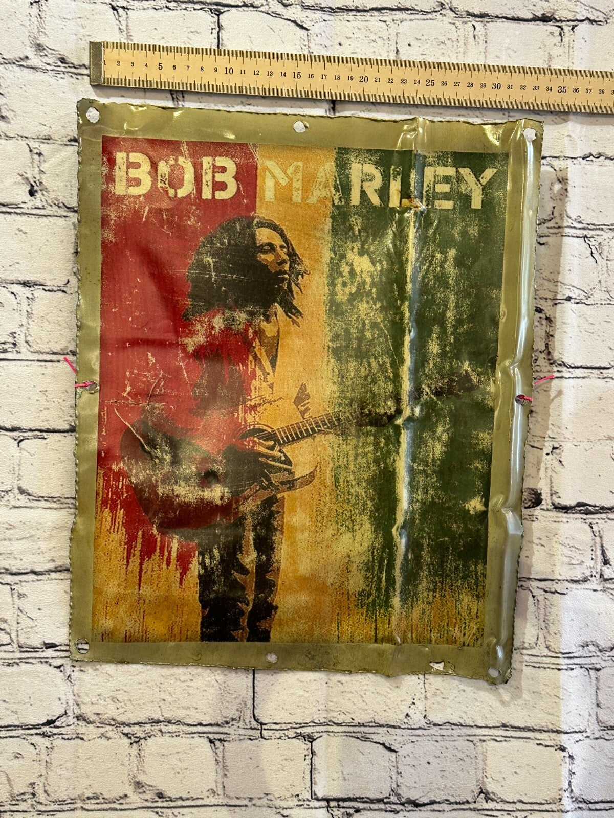 Bob Marley Reggie Poster Advert Wall Plaque 42cm x 36cm Vintage Retro Tin Sign