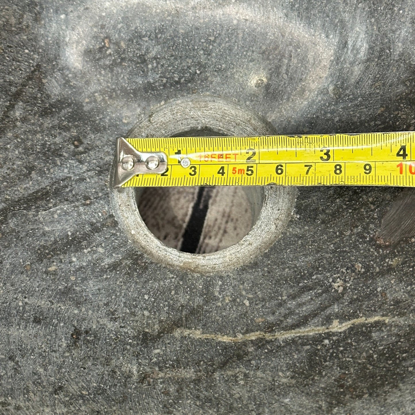 27cm x 26cm River Stone Sink Basin Bowl Natural for Bathroom Washroom Oval No 20