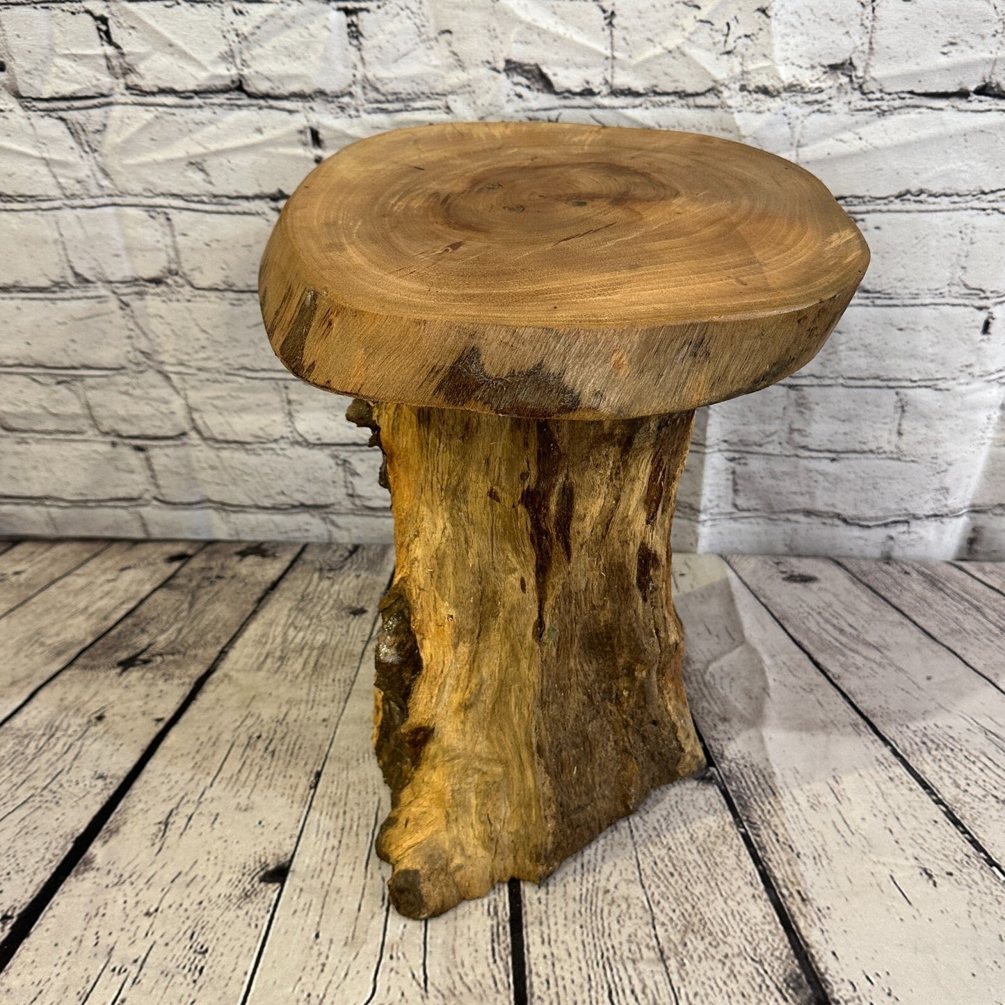 32cm x 24cm Teak Root Wood Mushroom Coffee Table Side Table Home Furniture No 14