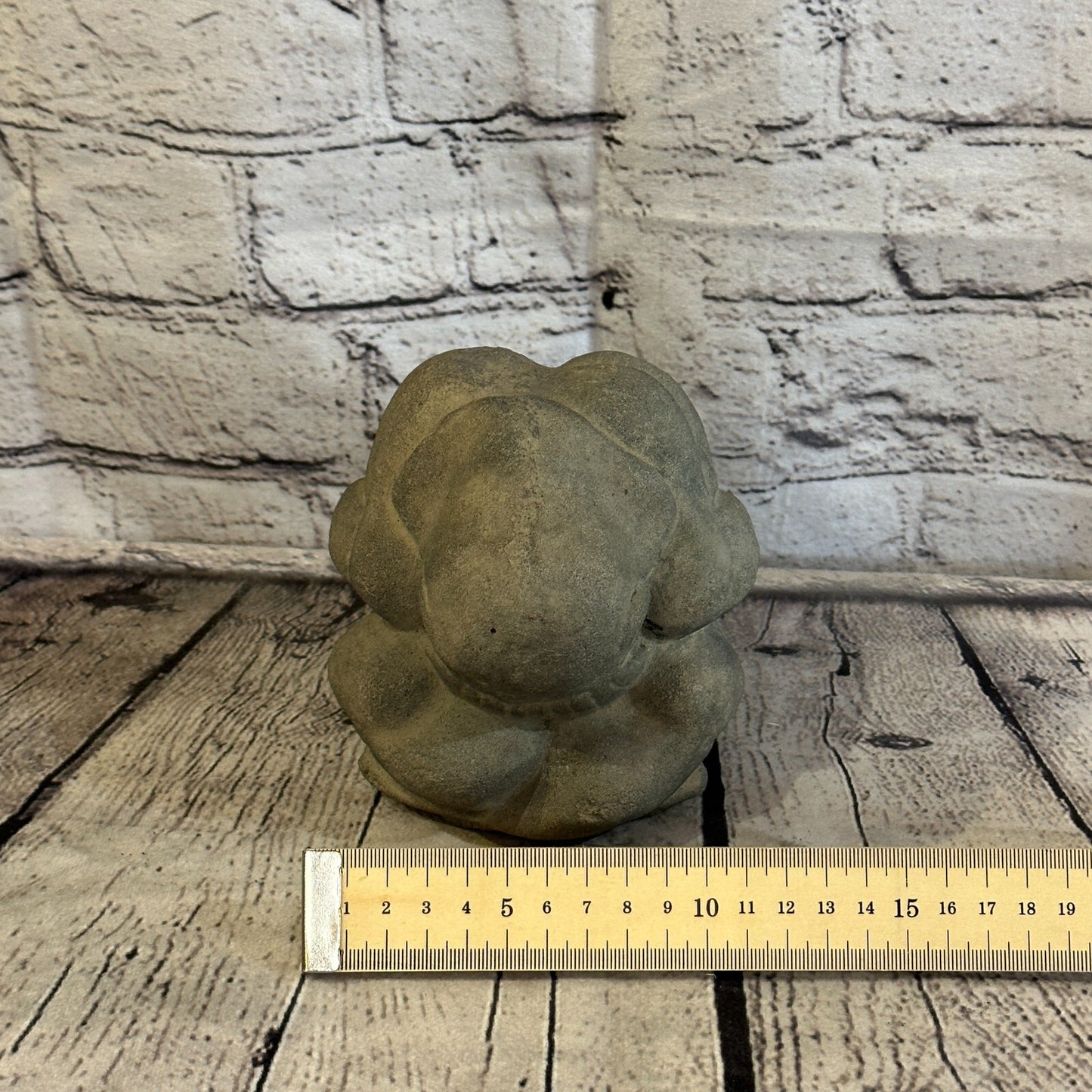 Crying Buddha Monk Yogi Stone Garden 12cm Ornament Outdoor Indoor Statue Hindu