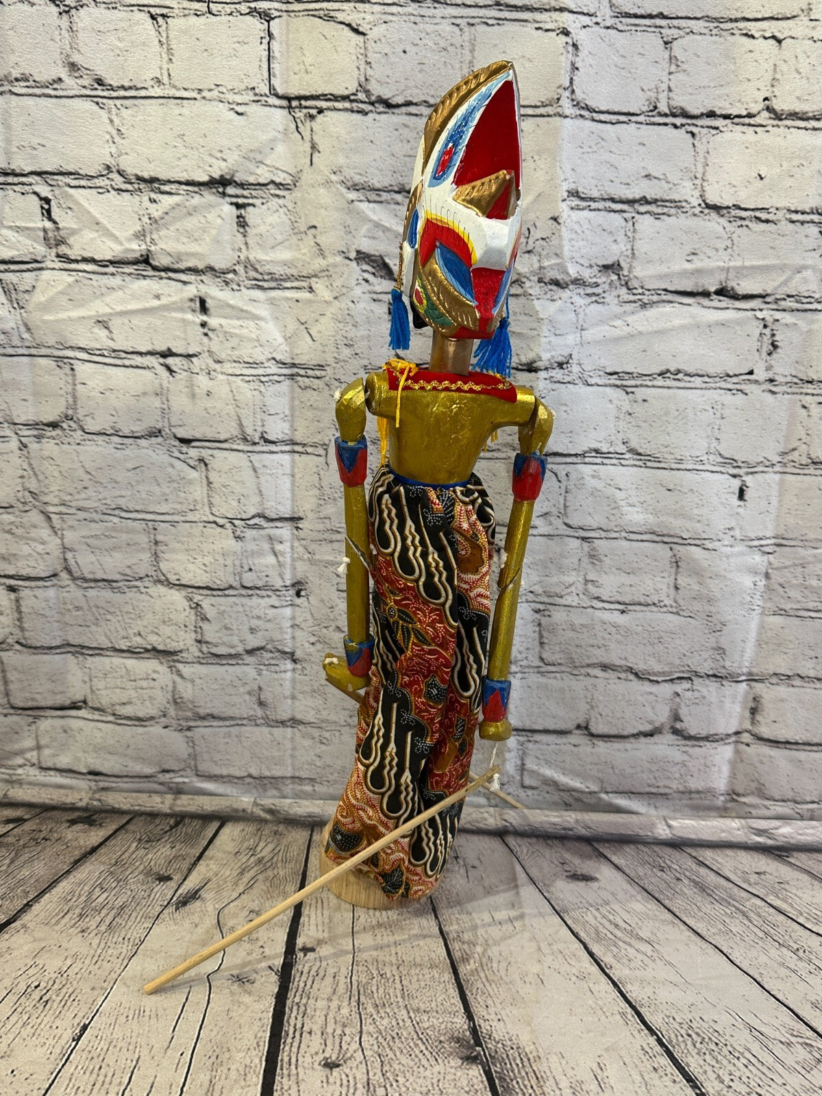 55cm Wayang Golek Traditional Stick Shadow Puppet Bali Java Indonesia Design 4