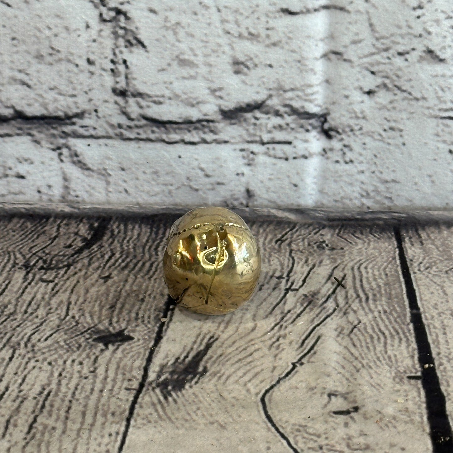 4cm x 4cm Antique Bronze Colour Skull Human Head Sculpture Ornament Home Office
