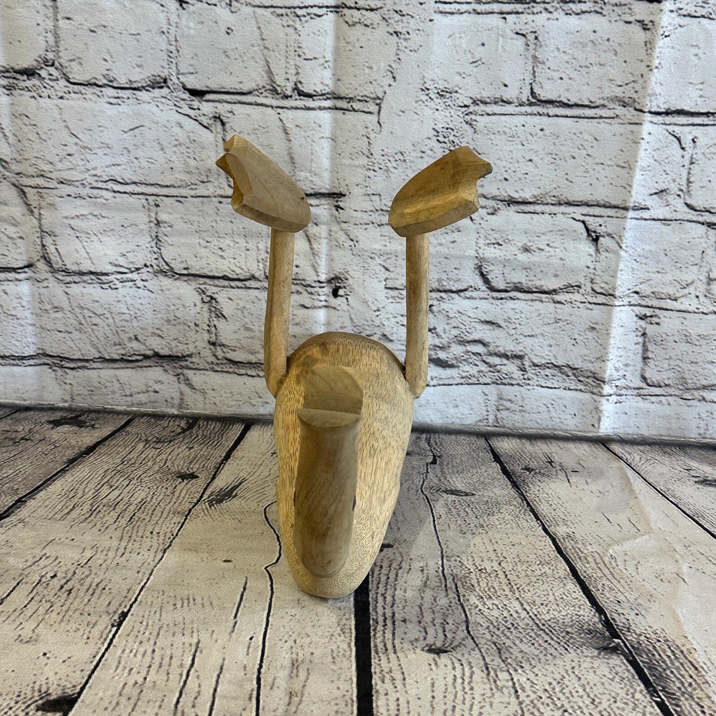 25cm x 20cm Wooden Drunk Duck Wine Bottle Holder Vintage Rustic Funny Gift