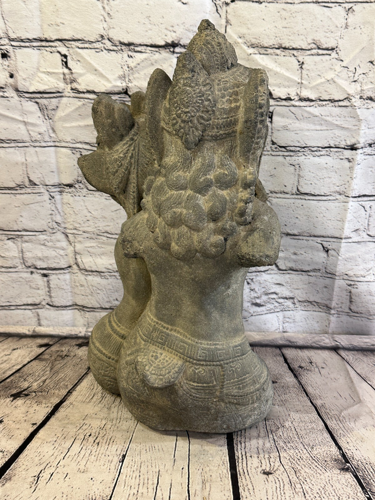 Rama & Sita Stone Garden 45cm x 25cm Ornament Outdoor Indoor Statue Hindu
