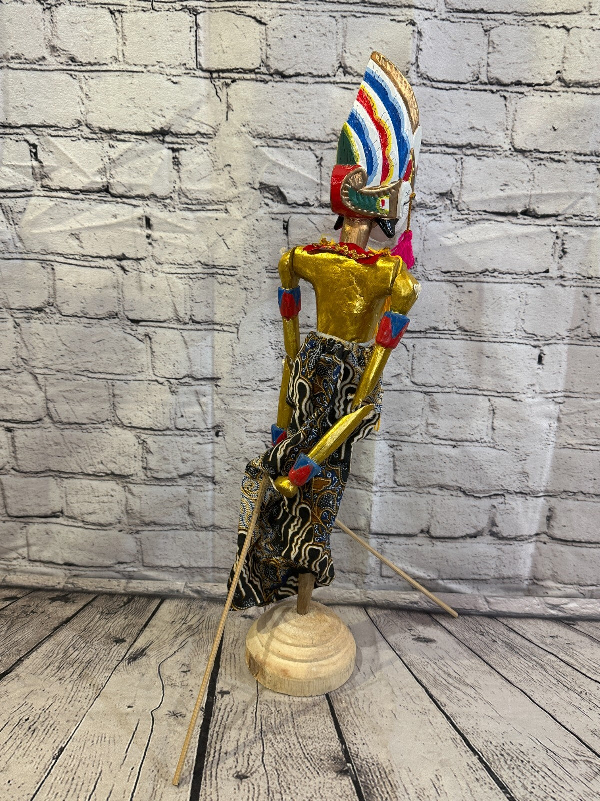 55cm Wayang Golek Traditional Stick Shadow Puppet Bali Java Indonesia Design 2