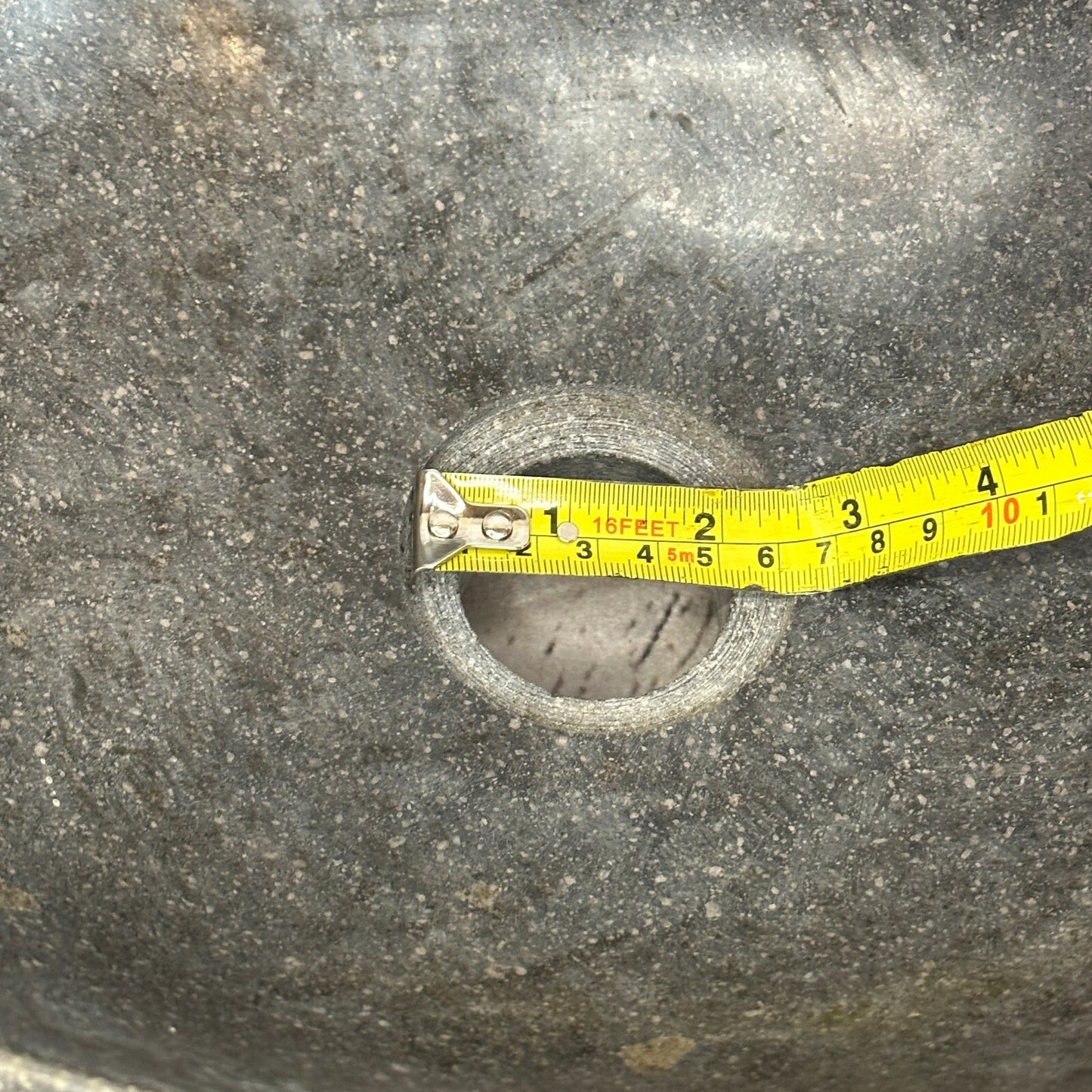 30cm x 27cm River Stone Sink Basin Bowl Natural for Bathroom Washroom Oval No 13