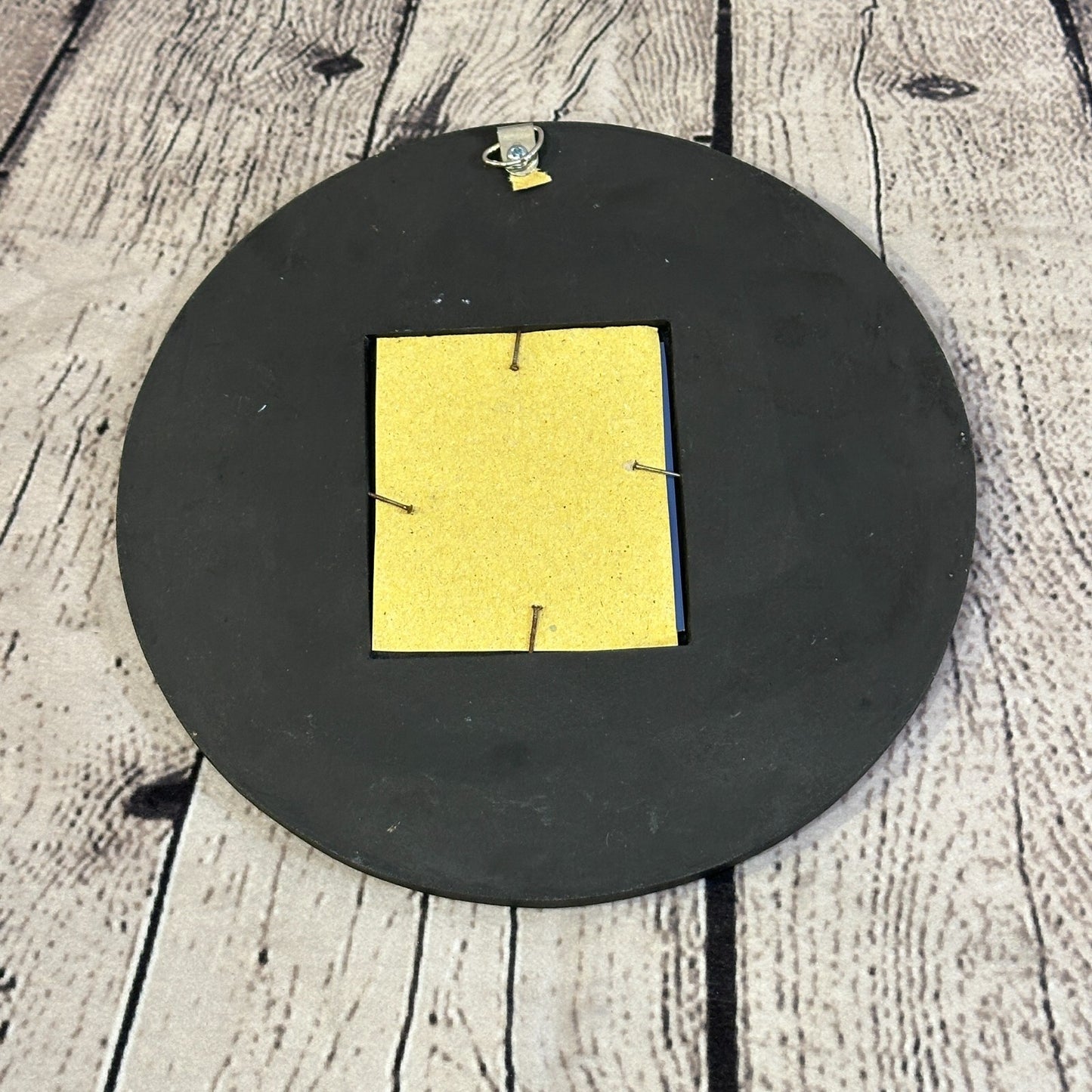 Black Full Moon Mosaic Tile Wall Mirror 20cm x 20cm 8 Inches Handmade Fairtrade