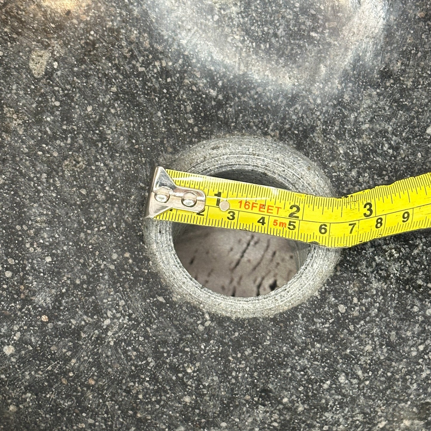 30cm x 28cm River Stone Sink Basin Bowl Natural for Bathroom Washroom Oval No 16