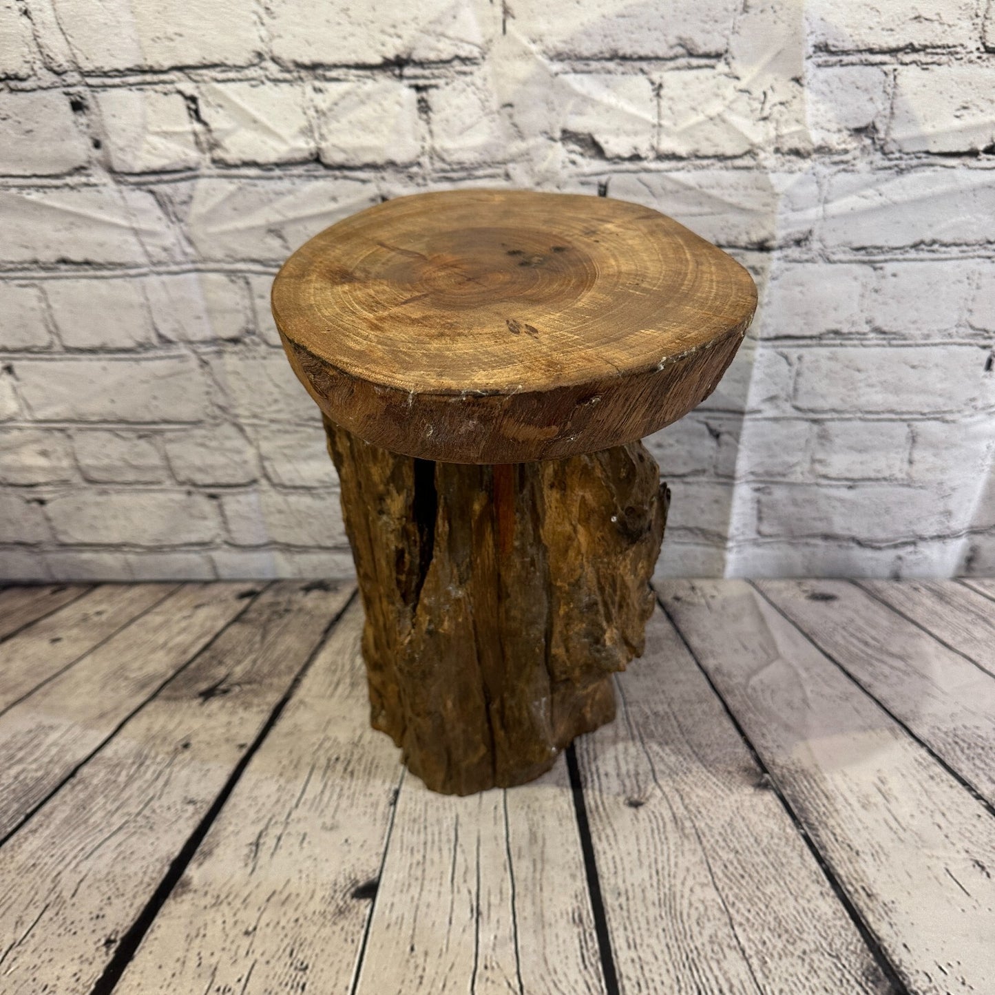33cm x 24cm Teak Root Wood Mushroom Coffee Table Side Table Home Furniture No 3
