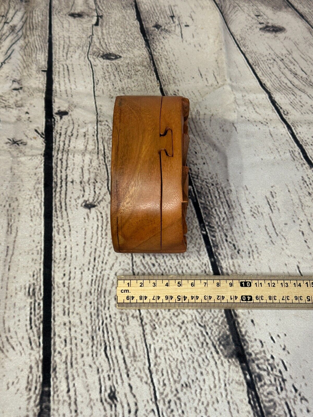 Sun And Moon Spirit 4 Bit Wooden Puzzle Box Secret Box Magic Trinket Handmade