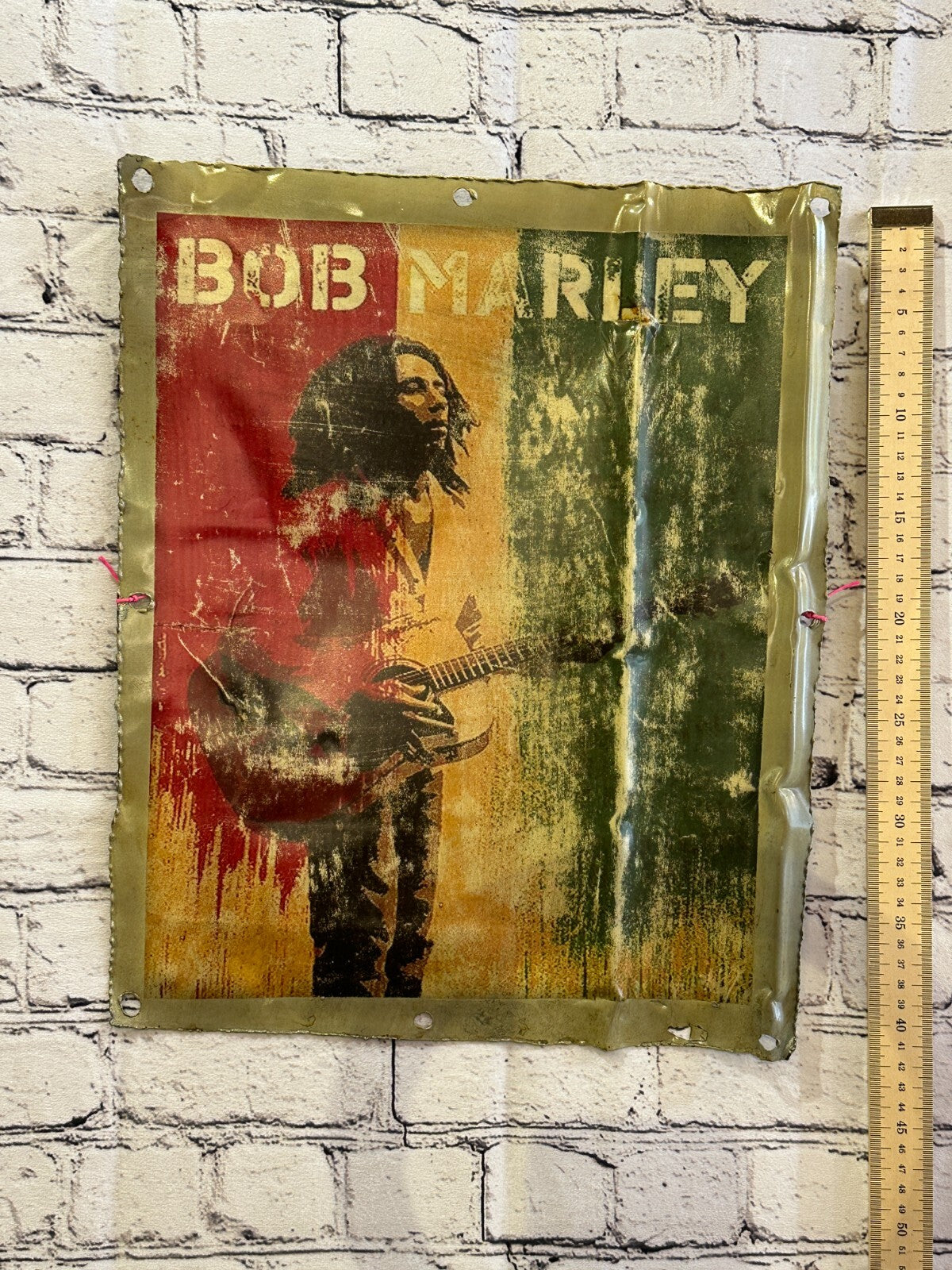 Bob Marley Reggie Poster Advert Wall Plaque 42cm x 36cm Vintage Retro Tin Sign