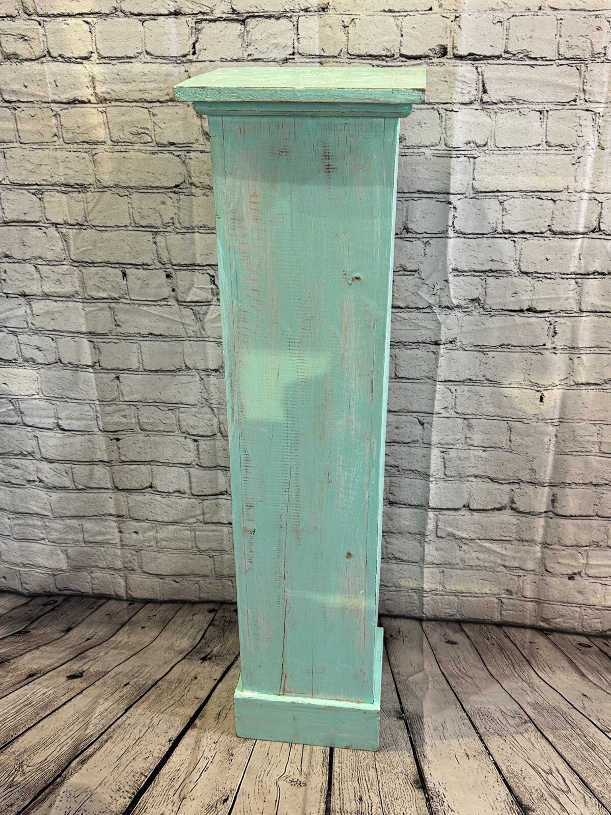 100cm x 25cm Blue 5 Draw Wooden Side Cabinet Living Hallway Storage Furniture