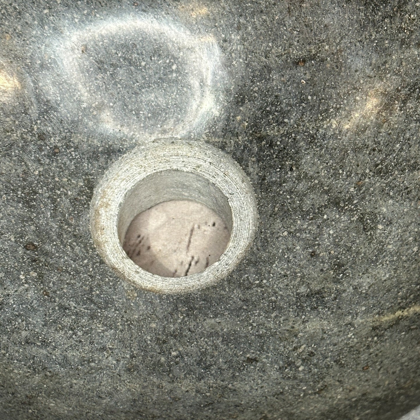 27cm x 24cm River Stone Sink Basin Bowl Natural for Bathroom Washroom Oval No 21