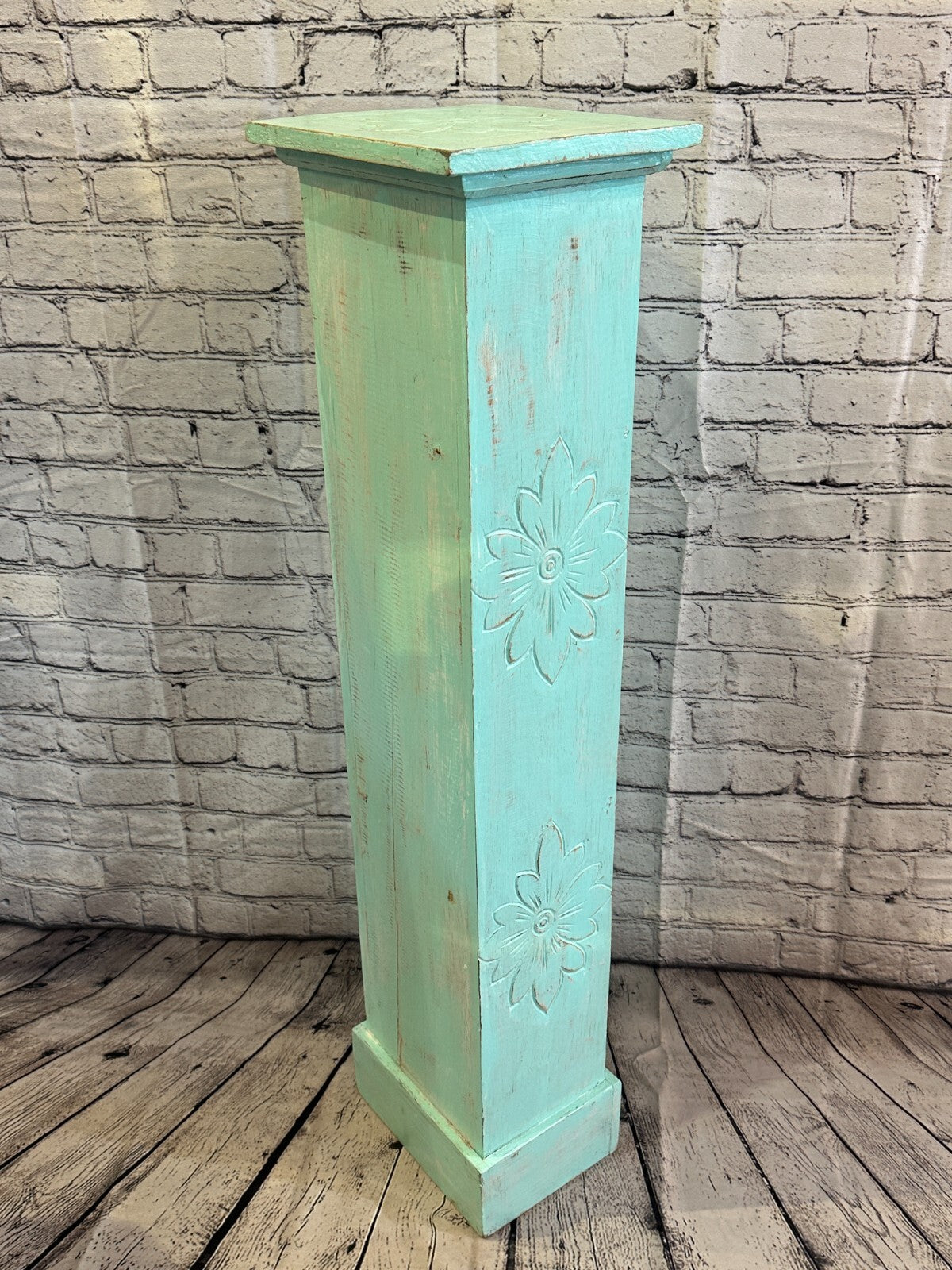 100cm x 25cm Blue 5 Draw Wooden Side Cabinet Living Hallway Storage Furniture