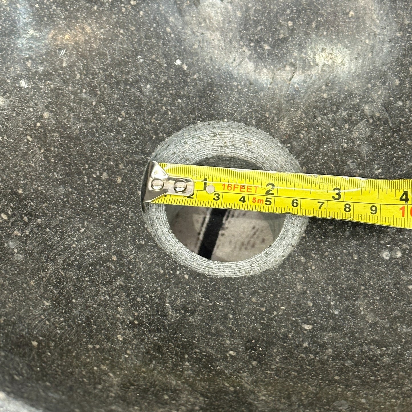 28cm x 26cm River Stone Sink Basin Bowl Natural for Bathroom Washroom Oval No 18