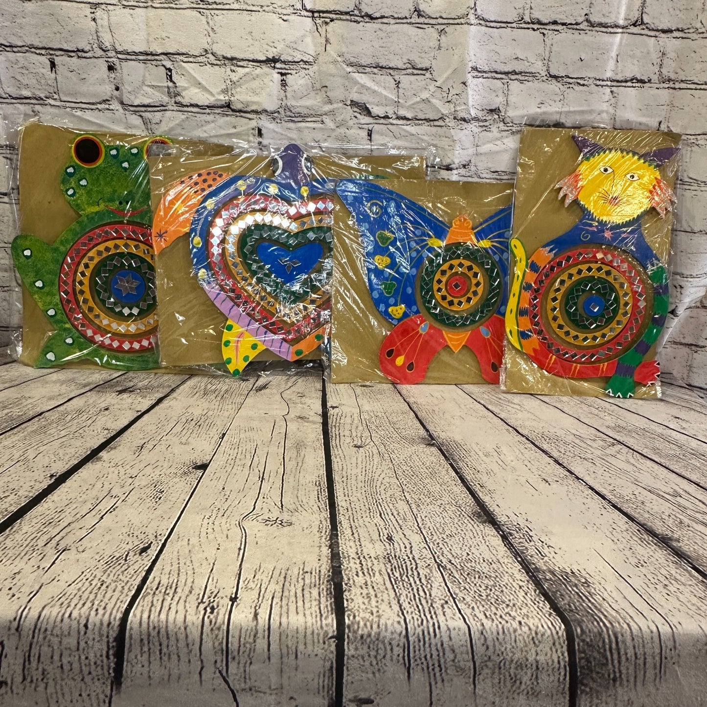 30cm Colourful Butterfly Hanging With Mirrors Window Suncatcher Indoor Mobile